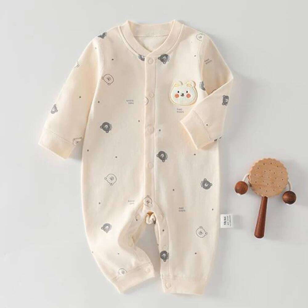 Unisex Clothes Newborn Girl Romper Long Sleeve 100% Cotton Spring Autumn Baby Jumpsuit For Boy Z260306