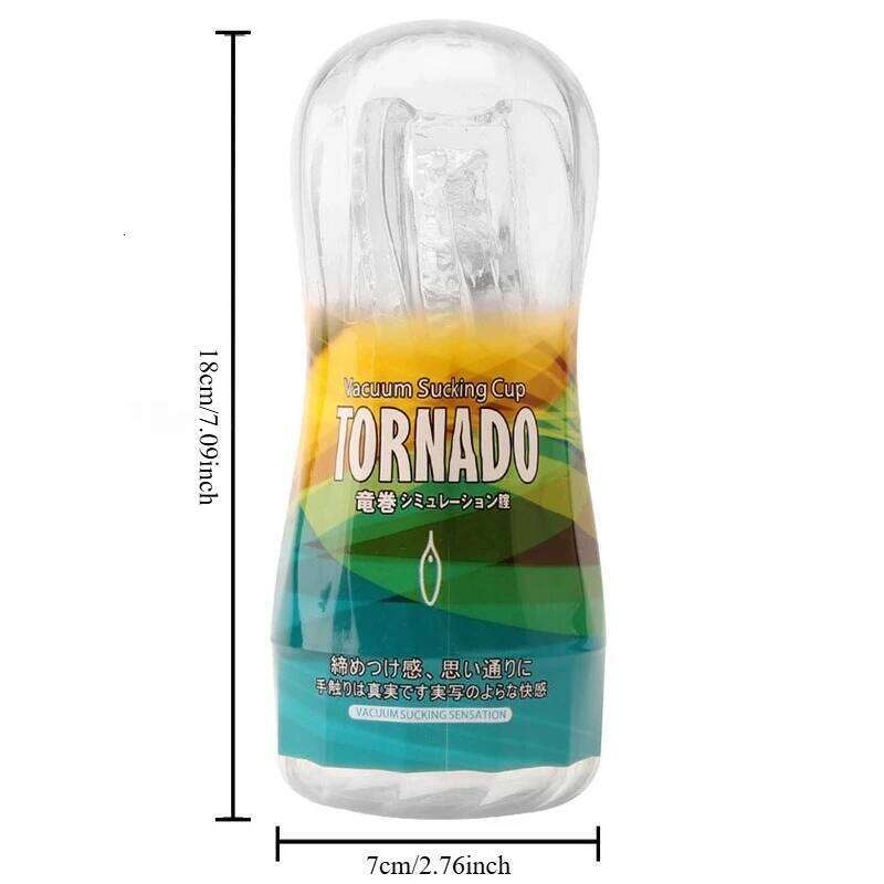 Male Masturbator Manual Soft Pussy Transparent Vagina Adult Goods Endurance Exercise Vacuum Pocket Cup Sex Toys W260305