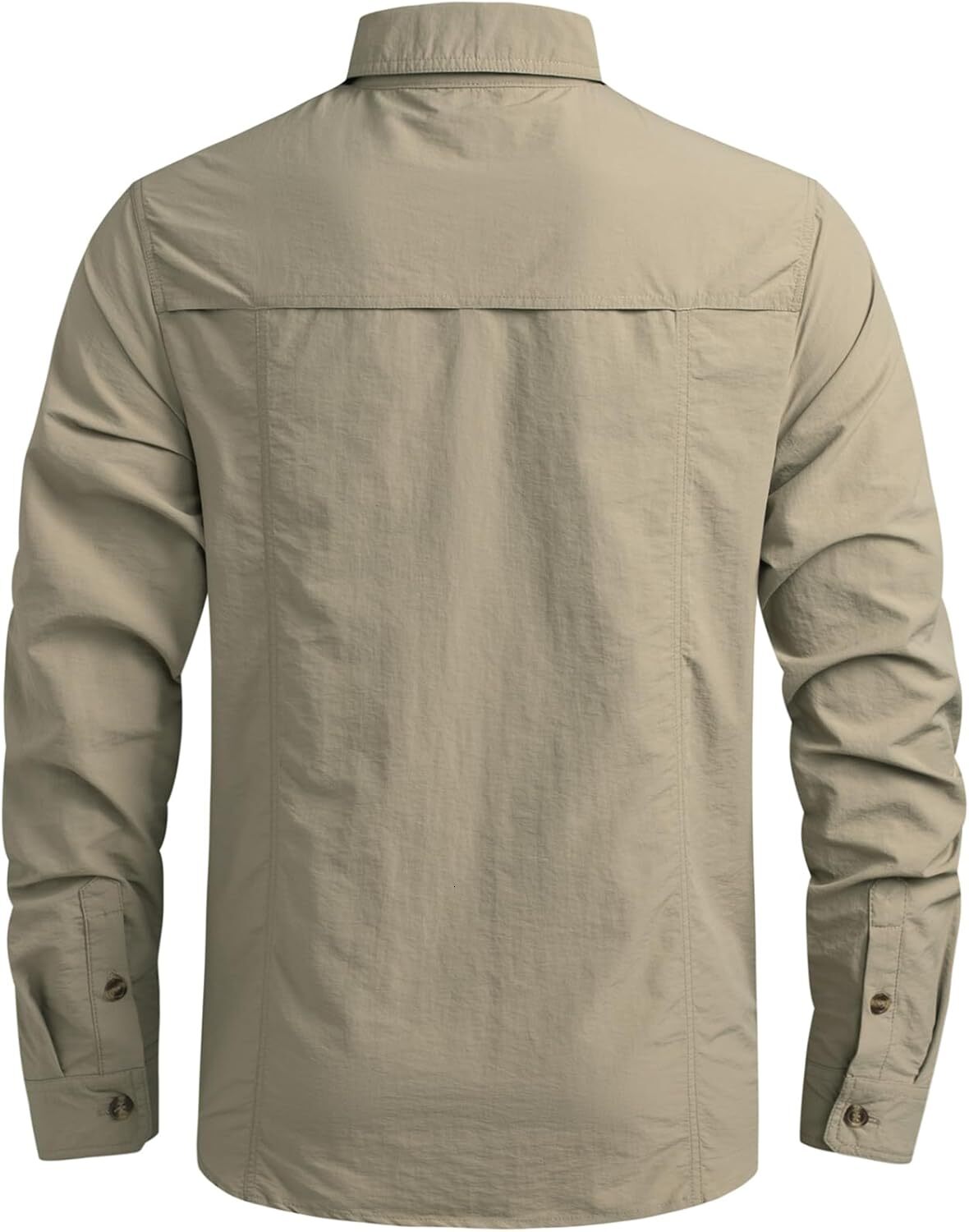 Men's Fishing Long Sleeve Travel Work for Men Button Down Shirts