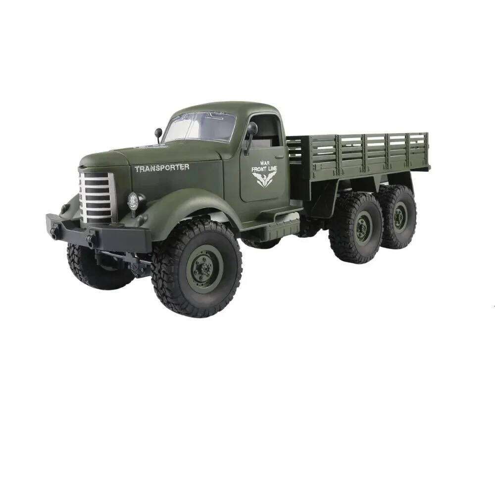 JJRC Q60 1:16 Simulation THAAD Six Wheel Military Truck Model Off-Road Climbing Children's RC Car Toys Christmas Gift C260305