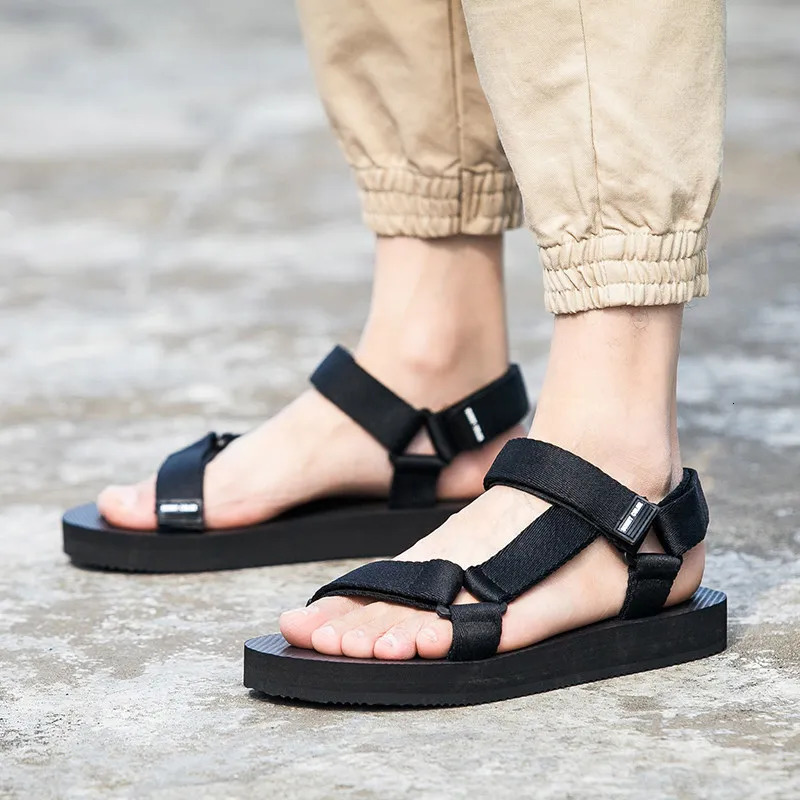 Men Sandals Simple Casual Summer Shoes Comfortable Sneakers Outdoor Beach Vacation Sandals Male Casual Sandals shoes 260227