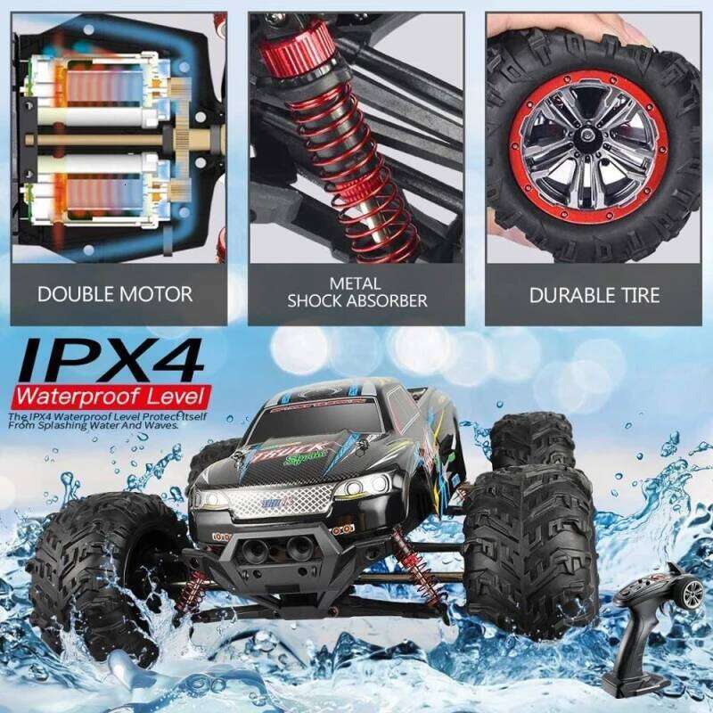 50KM/H High Speed 1:10 Remote Off-Road Truck 2.4G Radio Control 4WD Metal Shocks 45 Degree Climbing Ability RC Car Toy C260305