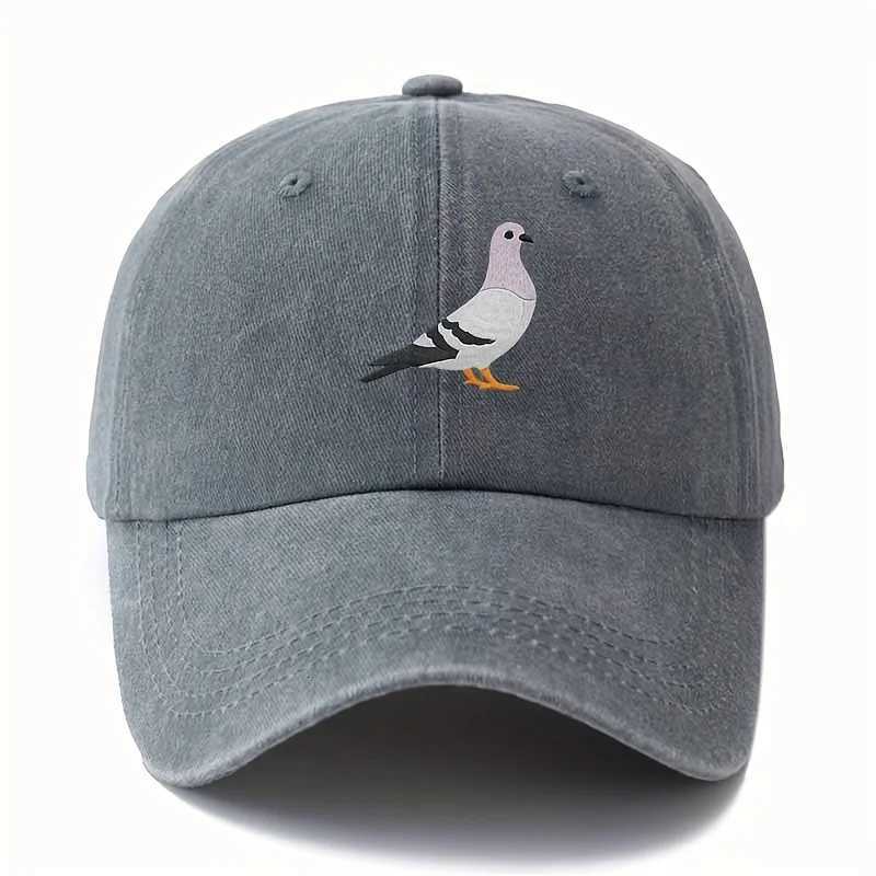 Pigeon print baseball cap for both men and women stylish and simple design for daily leisure and outdoor sports S260306