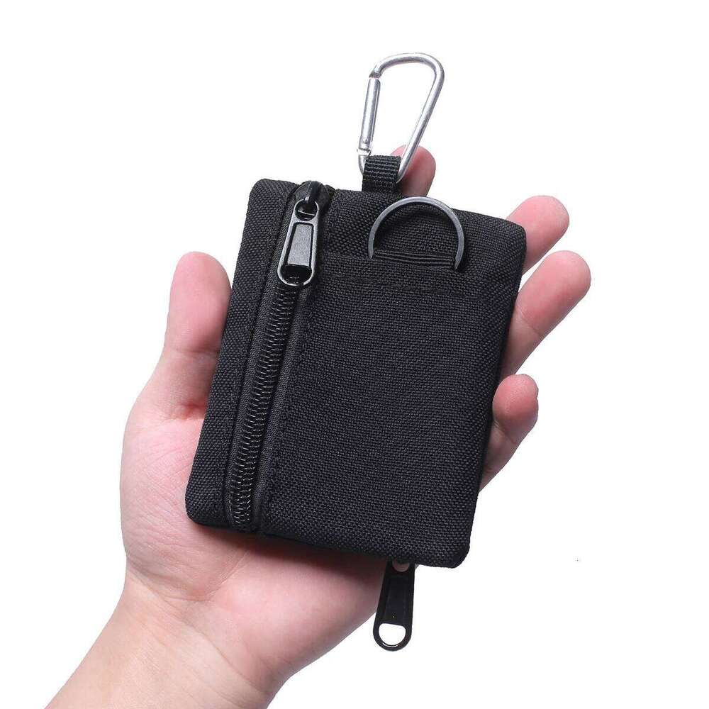 Tactical Mini Coin Purse Key Military Fan Outdoor Zipper Sports Waist Storage Accessory Bag One Pack C260304