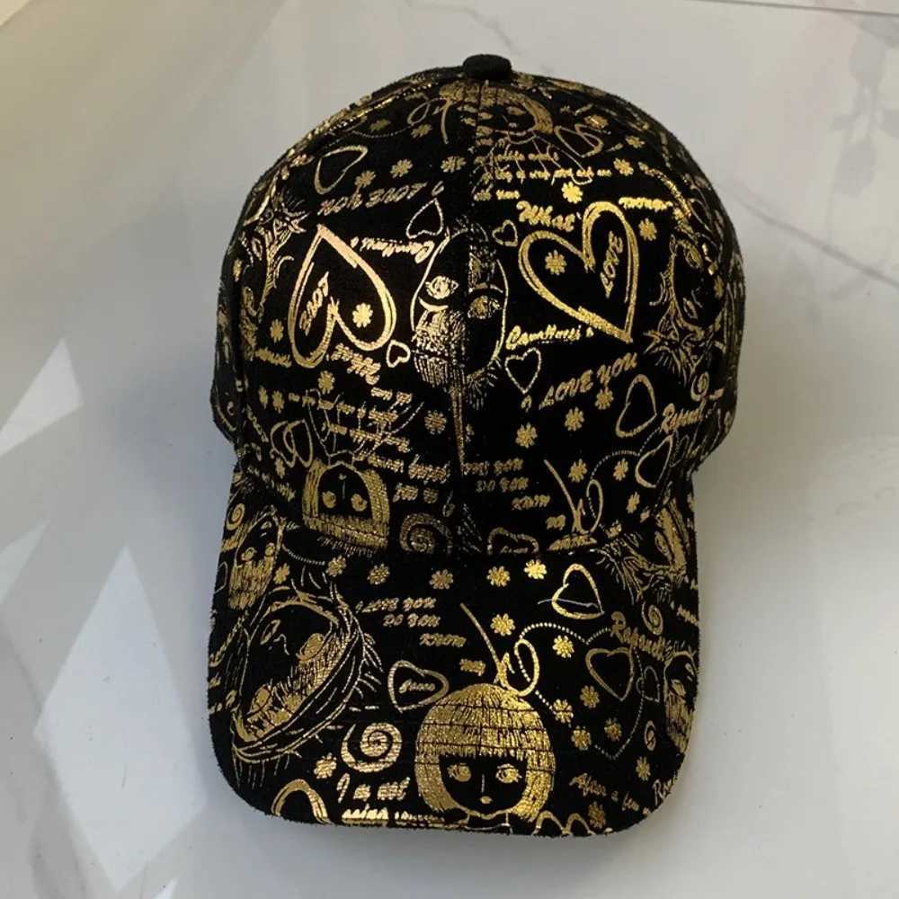Fashion Adjustable Graffiti Baseball Cap American Style Hip-hop Patterned Peaked Hat Cotton Sunscreen Sunshade Casquette Sports S260306