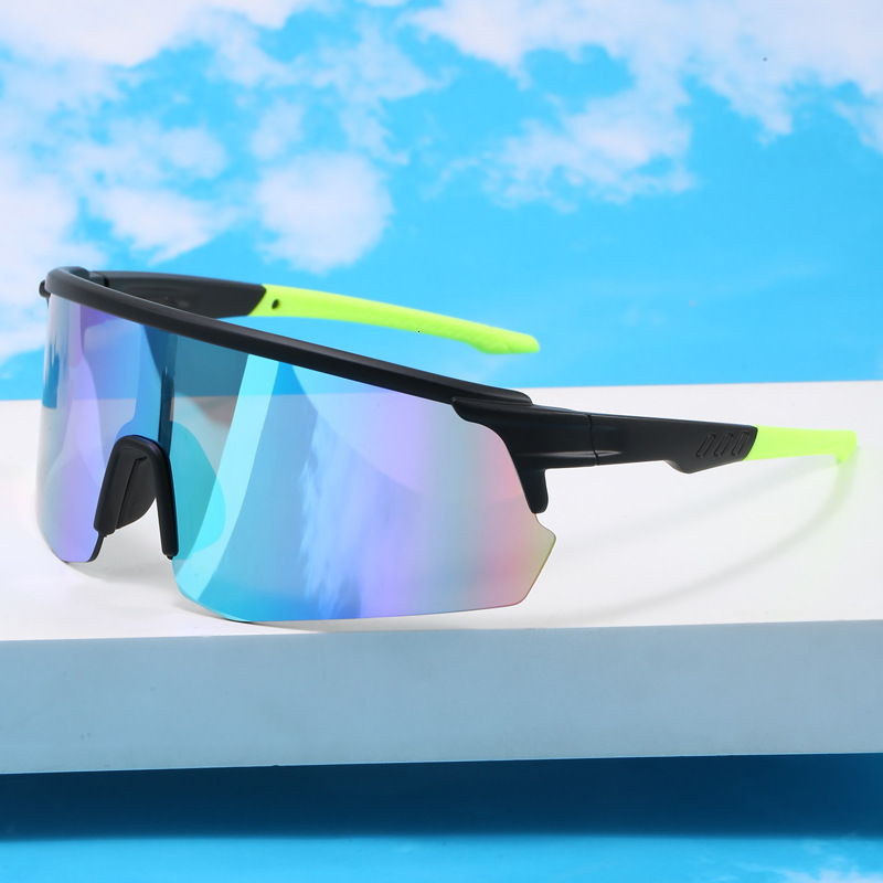 New Cross Border Designer Sunglasses Half Frame Bicycle Glasses Outdoor Bicycle Sunglasses Outdoor Sports Color Sunglasses Mountain Bike Windproof Gog