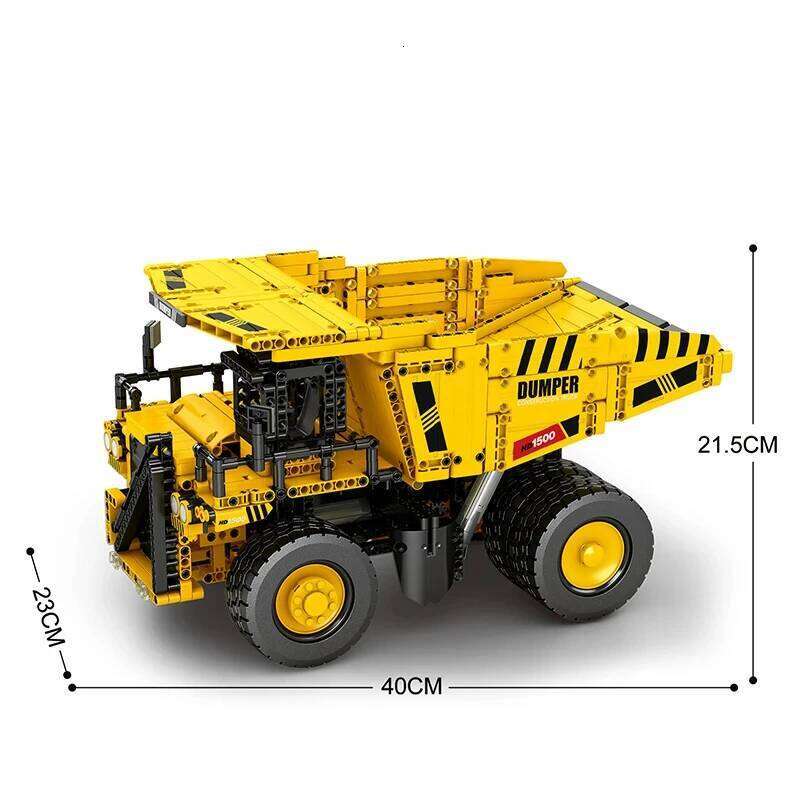 1622PCS Mining Dump Truck Building Blocks City Engineering Bricks Technology RC Car Model Children's DIY Toys Gifts Z260305