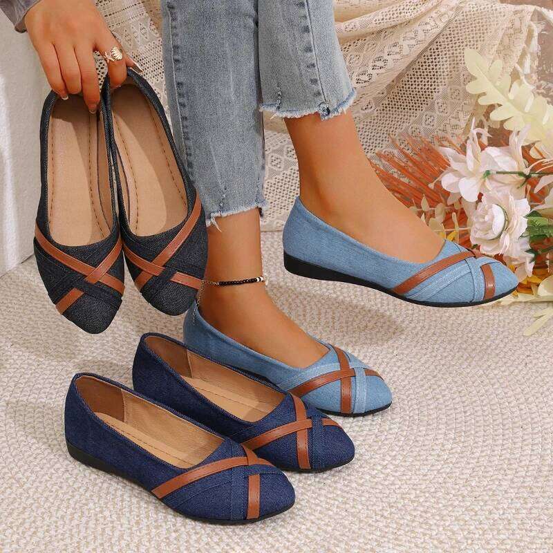 2025 Spring and Autumn New Fashionable Breathable Comfortable Flat Anti slip Soft soled Women's Casual Shoes