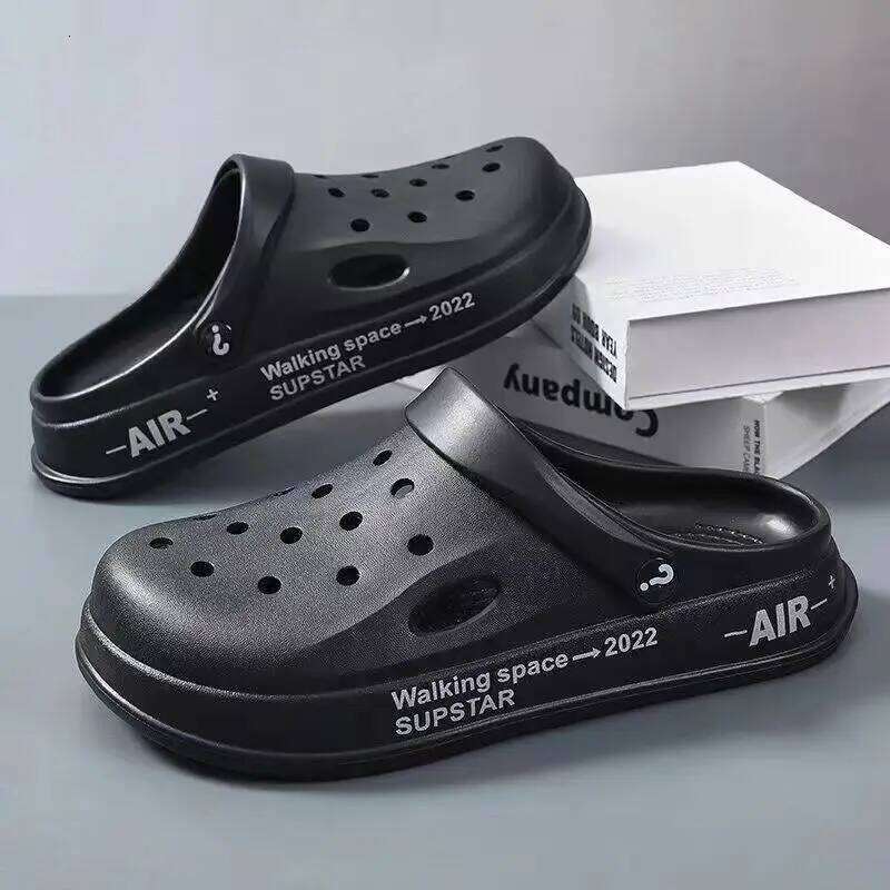 2024 Women Hole Girl Beach Eva Light Sandals Home Slippers Outdoor Summer Wading Sneaker Non-Slip Shoes