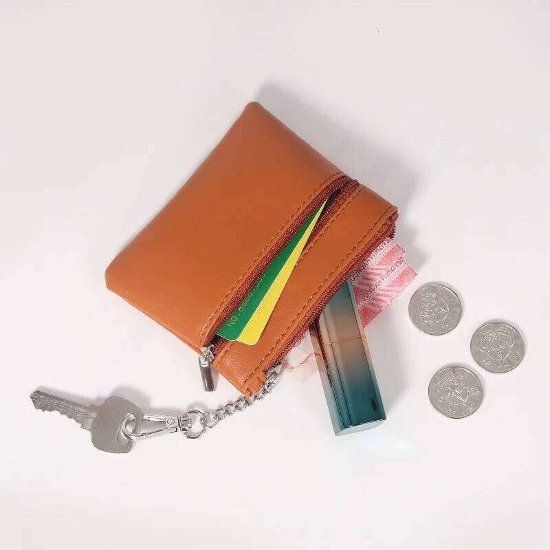 Women Coin Purse Men Small Bag Wallet Change Purses Zipper Money Bags Children Mini Wallets Leather Key Holder Case C260304