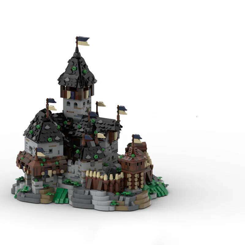 Brand new MOC European medieval street scene Blaustein Castle Duke's Mansion model DIY assembly building blocks toy gift Z260306