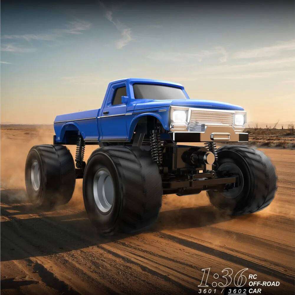 Toys 1/36 Crawler 4WD Mini Radio Off-road Vehicles Light System RC Car Remote Control Hobby Model Gift For Boys C260305