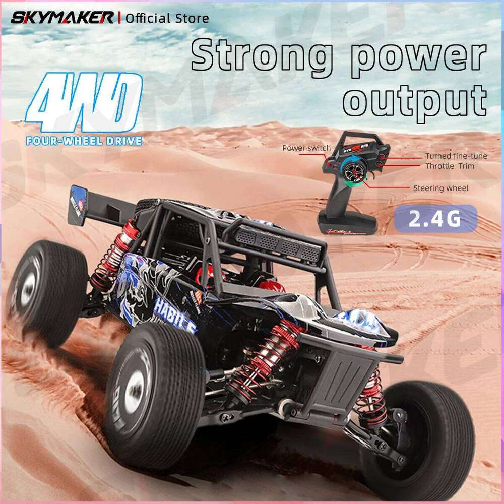 Wltoys RC 124018 124019 1/12 RTR 55km/h High Speed Remote Control 4WD Off-Road Climbing Racing Vehicle Car Toy for Boys Gift C260305