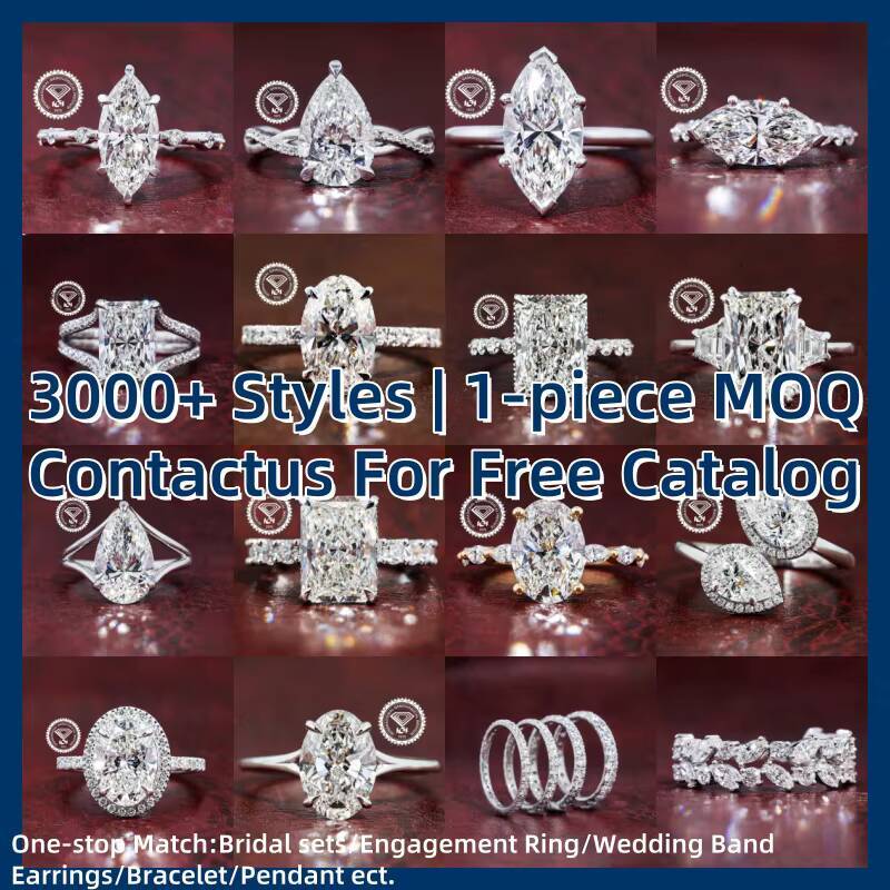 Factory Custom Igi Certified Vvs Cvd Lab Grown Created Diamond 10k 14k 18k Soild Gold Radiant Cut Engagement Ring 1 2 3 Ct Ct