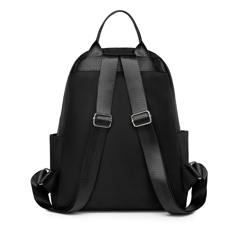 Diamond check embroidered thread riveted backpack womens fashion travel bag casual all-match womens backpack260228