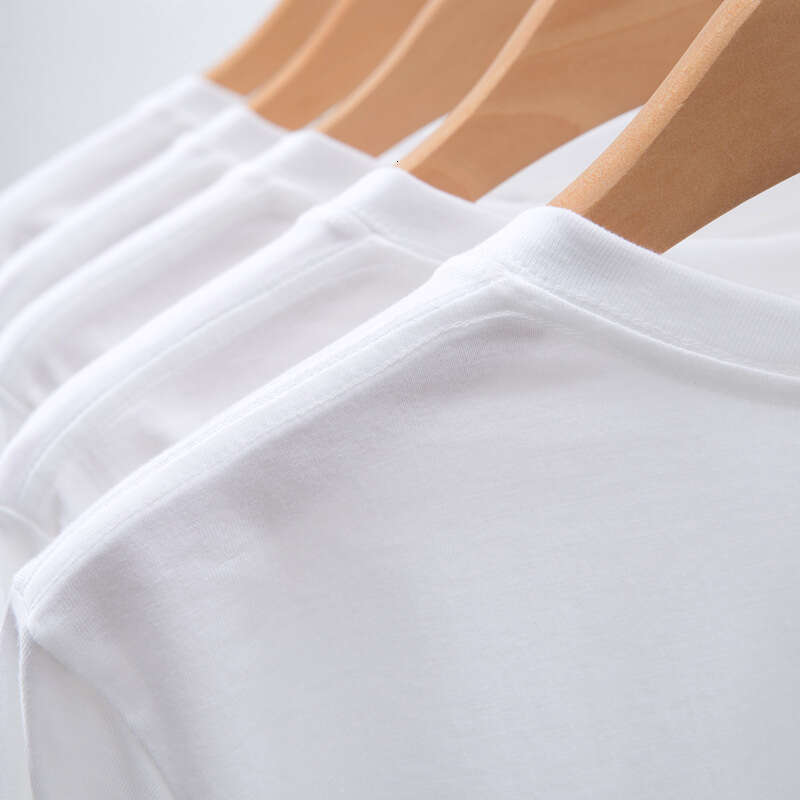 Exported to Japan 220g Heavyweight Pure Cotton Long Sleeve T-Shirt Loose Fit Unisex Solid Color Base Shirt Trendy Casual Sweatshirt