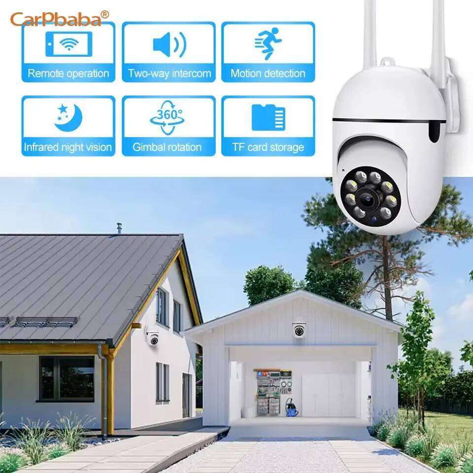iCam365 APP IP Camera Smart Outdoor Home Security WIFI CCTV Surveillance with Color Night Vision Wireless HD 2-Way Audio 1080P 26W0306