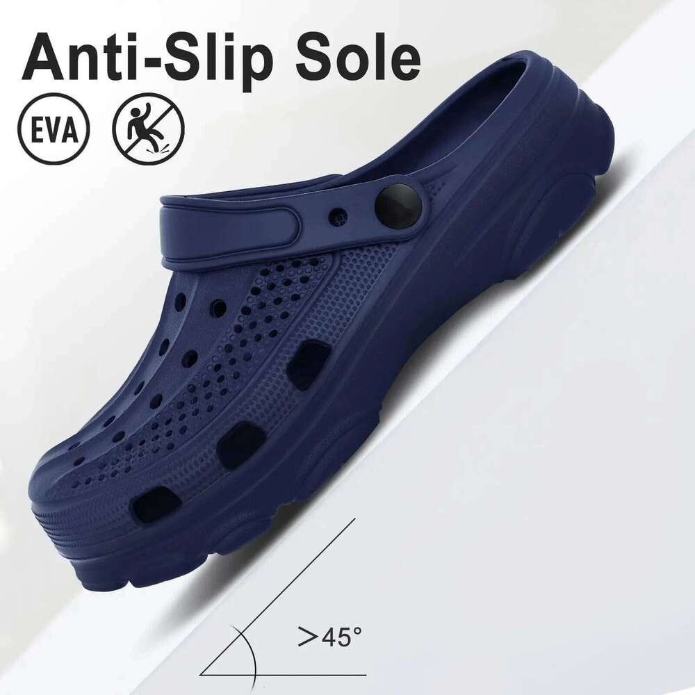 LItfun Adjustable Garden Breathable Cozy Home Shoes Arch Support Sandals For Men Classic Clogs Slippers
