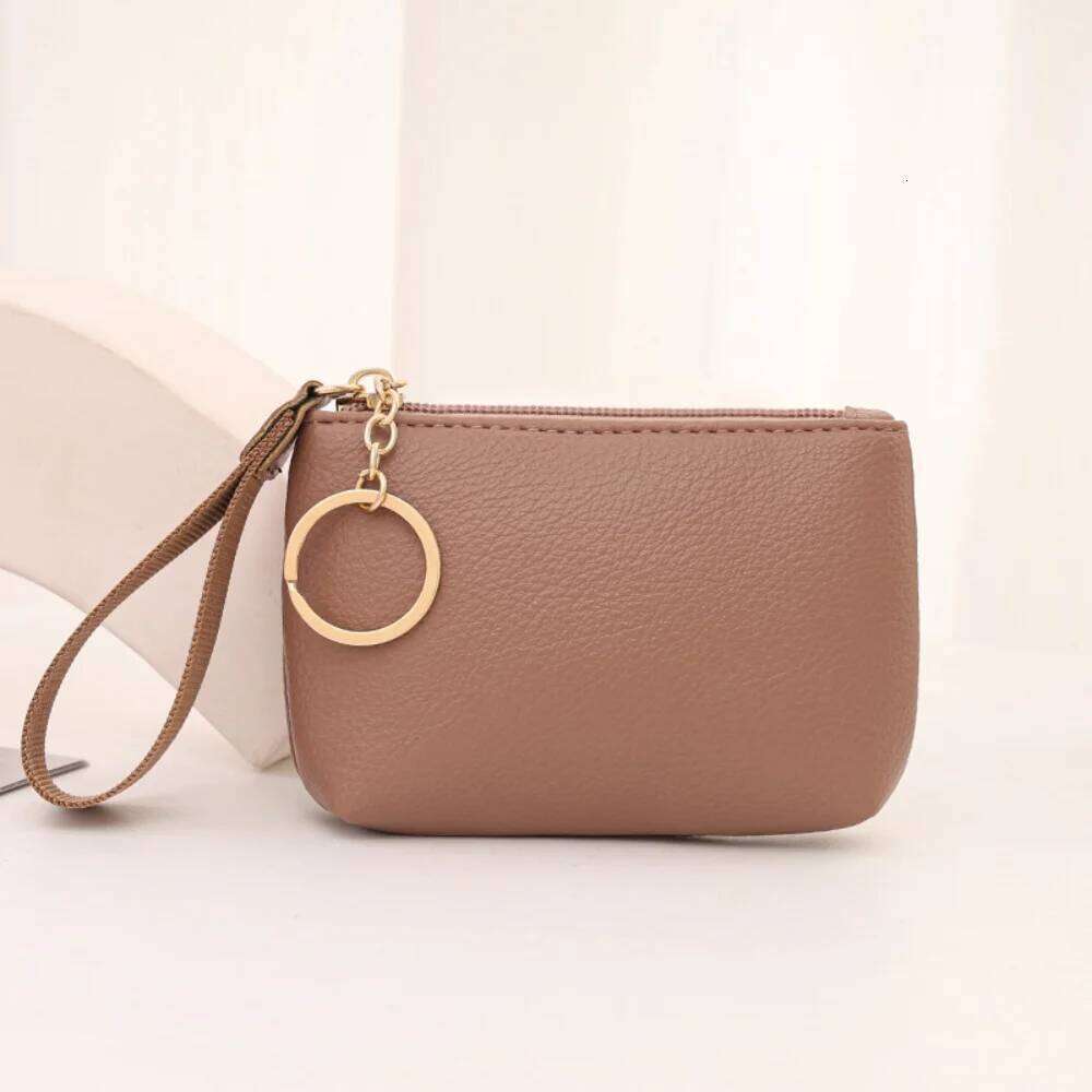 Pendent Wallet High Quality Pu Leather Bag Practical Zipper Coin Purse For Daily Use Shopping Gifts C260304