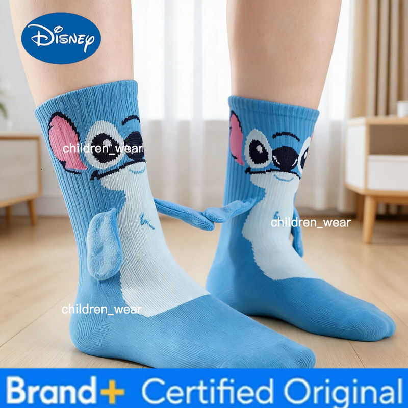 Disney HOTStitch Crew Kawaii Socks Soft Cotton Blend for Adults and Kids Daily Use Birthday or Christmas Gift H260306