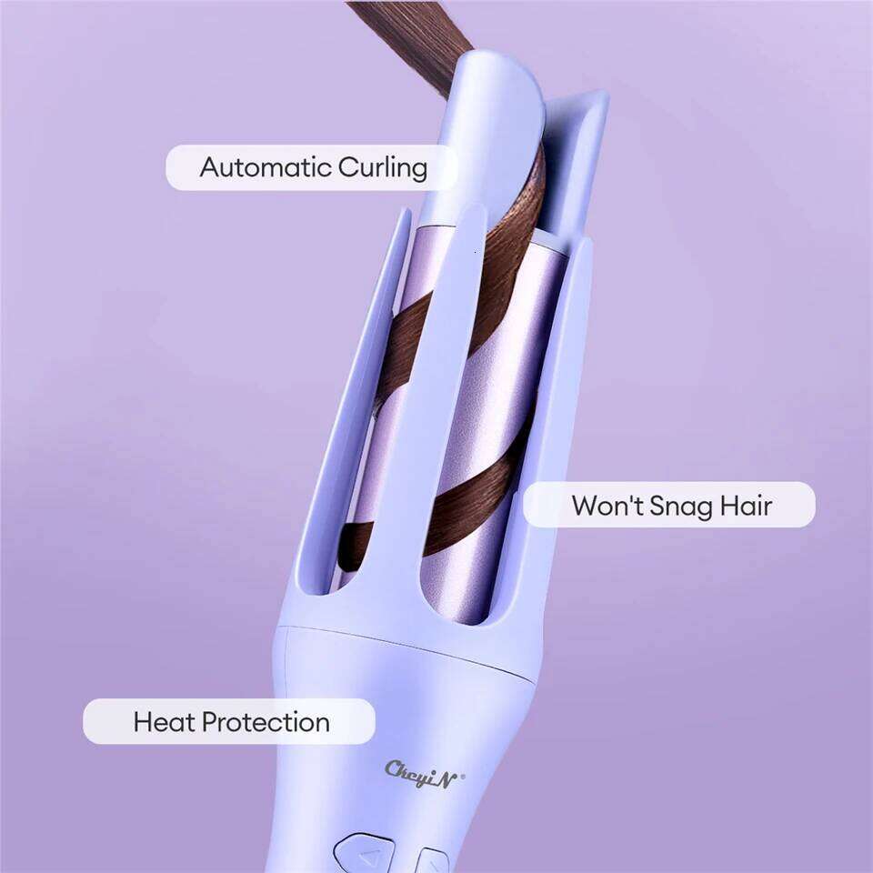 CkeyiN Automatic Curler 32MM Auto Rotating Ceramic Roller Professional Iron Curling Wand Hair Waver 26Y0306