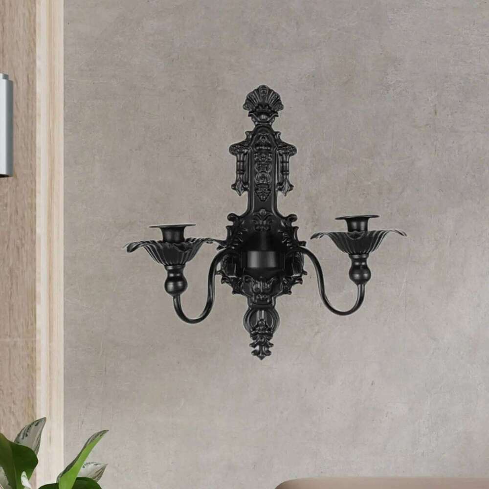 Metal Candle Sconces Candelabra Wall Decorations Ideal Stick Candles for Bedroom Table Centerpieces Living Room Home XJ260305
