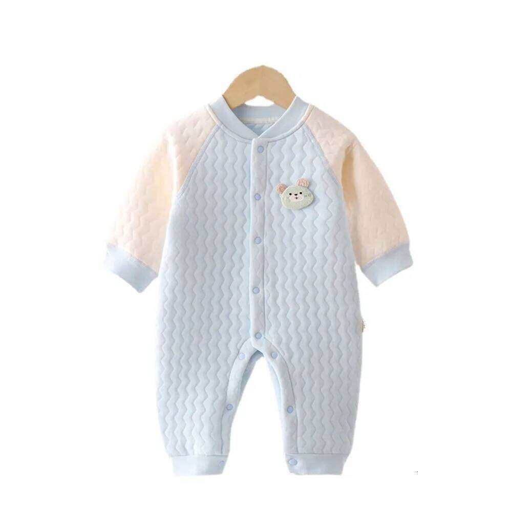 Autumn and 0-18Months Baby Rompers Winter Newborn Girls Boys 100%Cotton Clothes of Long Seeve Infant Clothing Pajamas Z260306