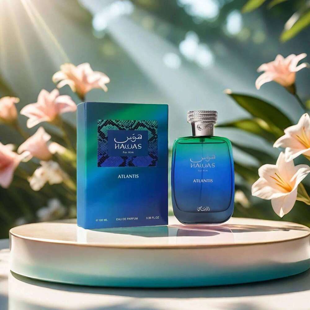 Rasasi Hawas Atlantis EDP Unisex Fragrance 100ml 3.4oz - Long Lasting Middle East Perfume for Men And Women 26H0306
