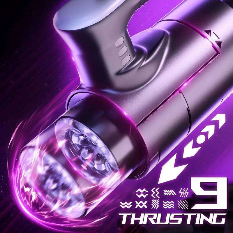 Male Anal Blowjob Oral Stimulator Automatic Telescopic Silicone Vagina Masturbator Sex Toys Adult Products W260305
