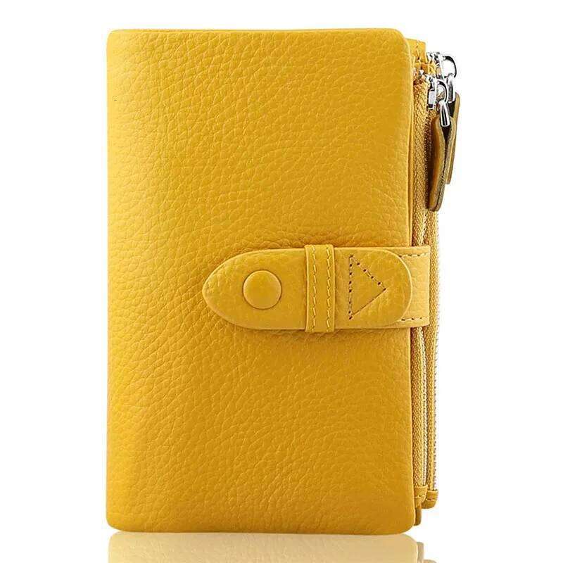 Short Genuine Wallet for Woman 2026 New Soft First Layer Cow Leather Purse Fashion Ladies RFID Card Holder Clutch C260304
