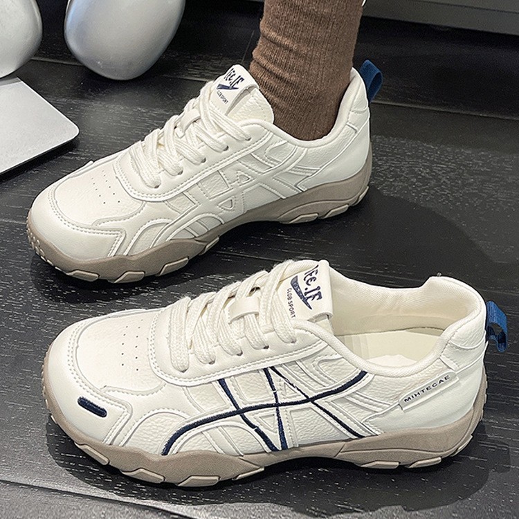 Cowhide Edition Little White Shoes Women's Virtue Training Shoes 2026 Spring Internet Celebrity Ins Leather Waterproof Casual Sports Mountaineeri