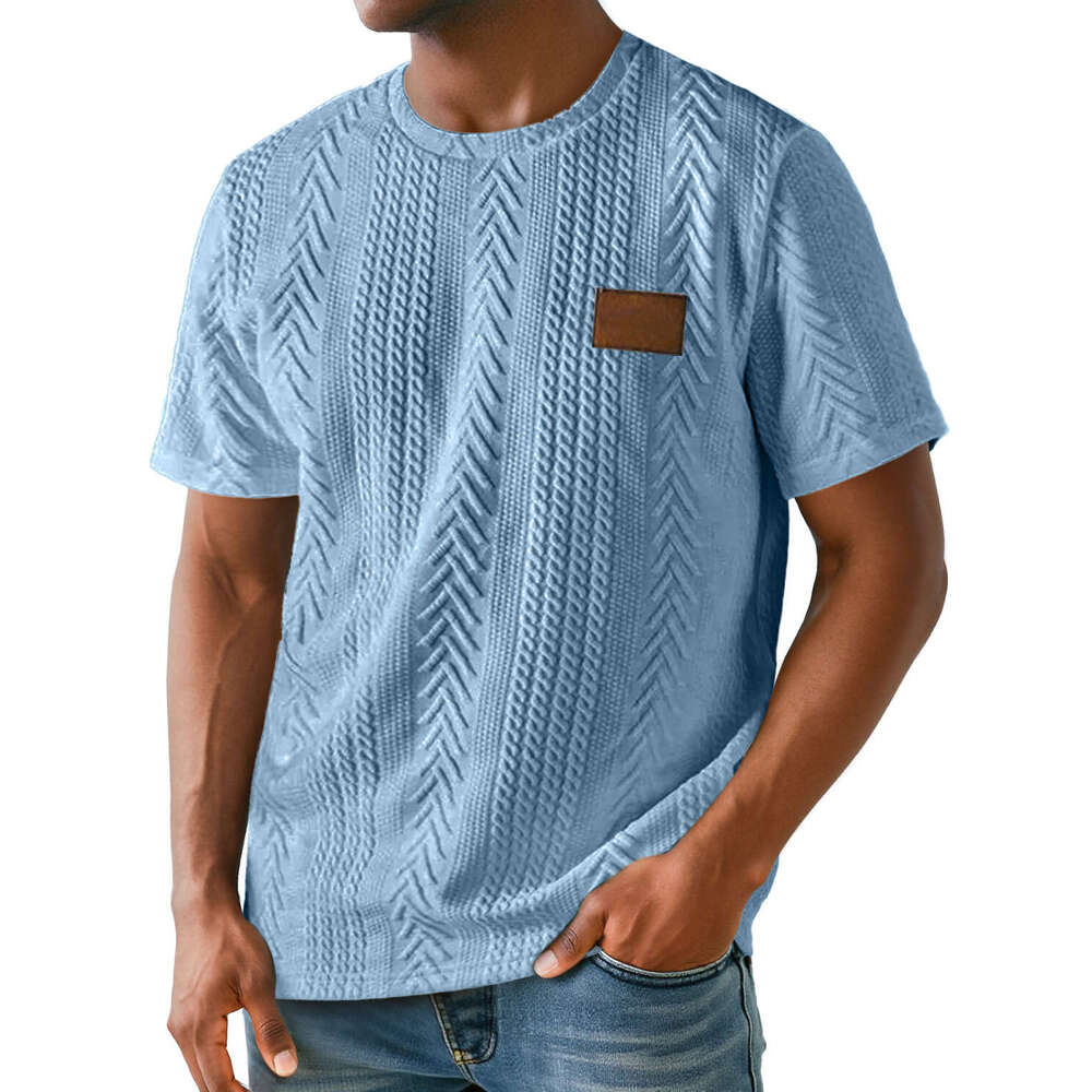 Summer European and American Cross-Border Men's 3D Digital Print Casual Loose Short Sleeve Youth Crew Neck T-Shirt for Men