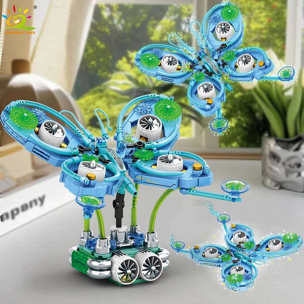 HUIQIBAO Insect Series MOC Butterfly Beetle Model Building Block Technical Brick Construction Toy Children Desk Home Decoration Z260306
