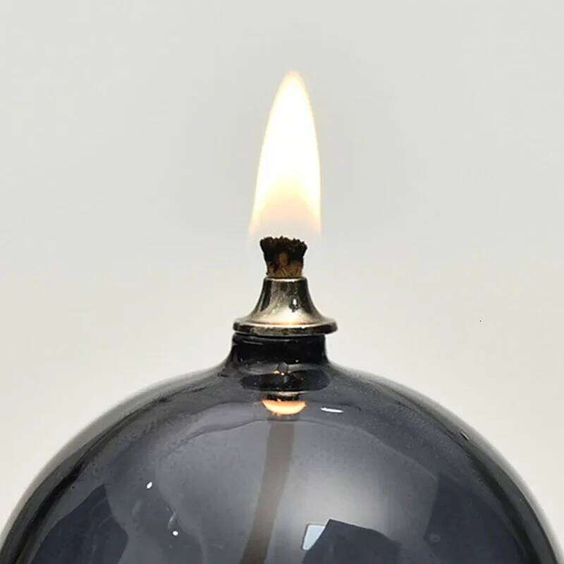 Handmade Oil Lamps, Candle Women, Lamp for Home Decor, House Warming Gifts New Home, Refillable Glass Lantern XJ260305