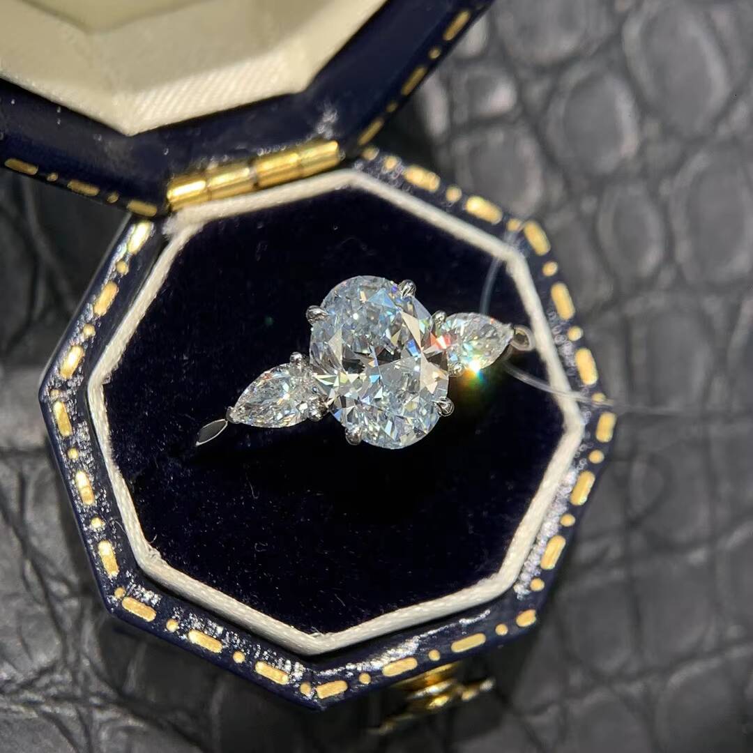 Custom Real Diamond Jewelry 14K/18K Ring Setting Main Stone Bezel Setting 10ct-50ct Womens Engagement and Wedding Ring