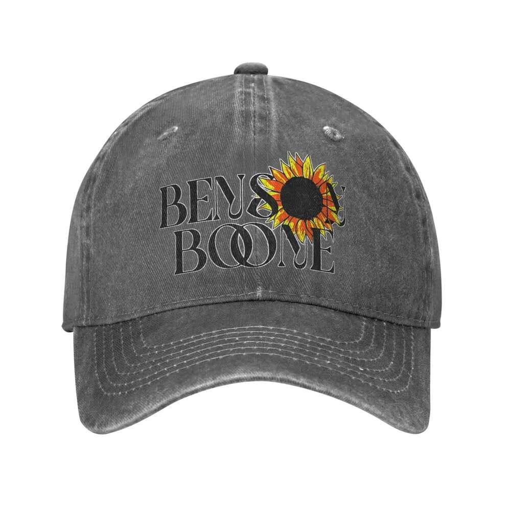 Benson Boone Baseball Caps Vintage Distressed Denim Headwear for Men Women Outdoor Running Adjustable Hats Cap Fashion Y260304