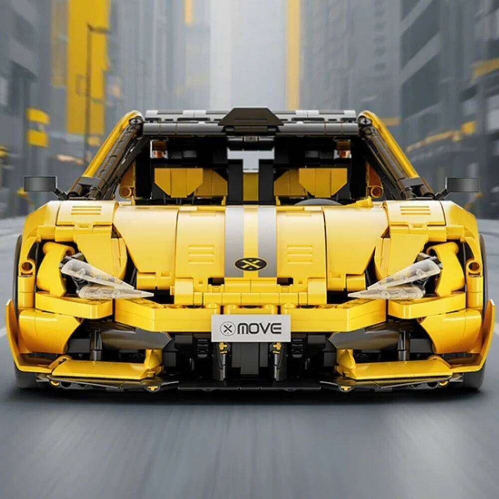 ToylinX 2143 PCS Racing Car Building Blocks Set 1:10 Scale Sports Vehicle Bricks Model Kit Adults Toys for Boys Birthday Gifts Z260305