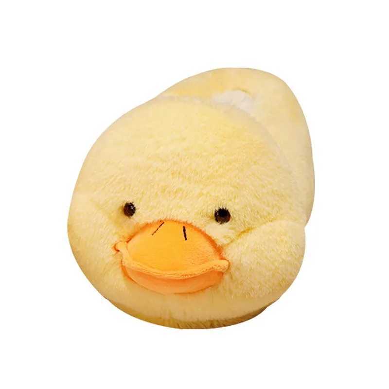 Womens Cartoon Animal Duck Indoor Warm Cotton Slippers Cute Wrap Toe Plush Home Slippers Winter Warm Couples Bedroom Slippers S260305