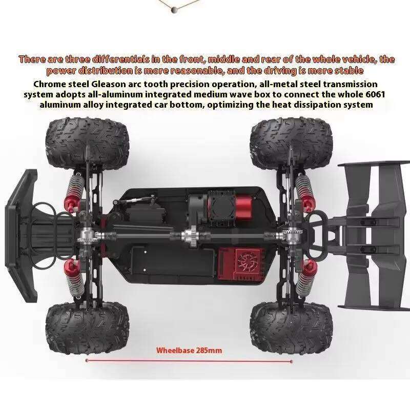 RC Car 1:10 Scale F28 Brushless 4WD High-Speed Off-Road Vehicle 2.4G Electric Racing Remote Control ESC Waterproof Toy C260305