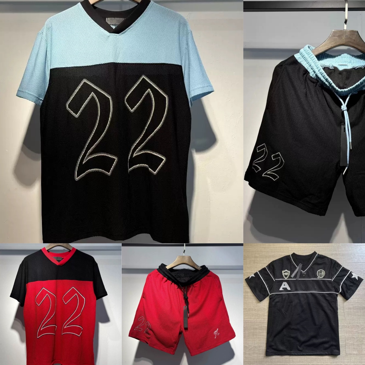 Men t Shirt fashion 2026 new summe Brand mesh jersey Set tshirt Loose High Qualityr Short sleeve top T-shirtmen Unisex Casual Short-sleeved