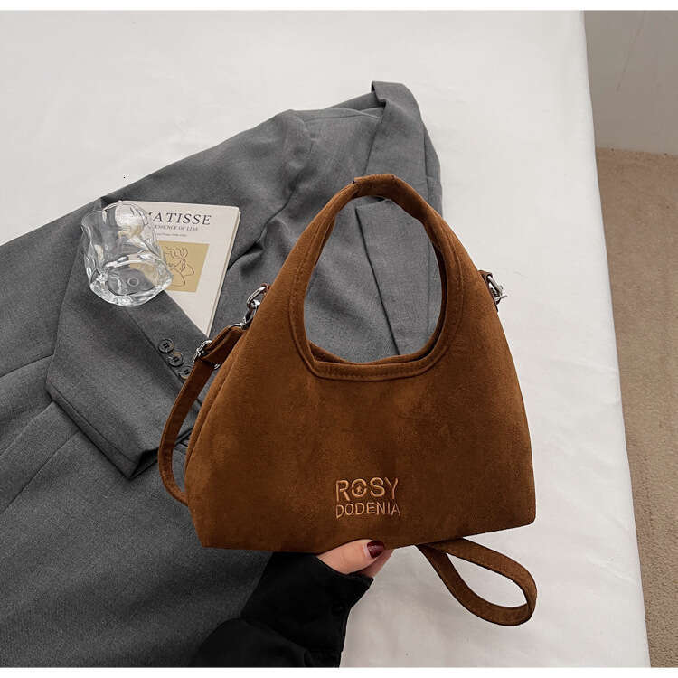 Korean-Style Fashion Niche Textured Handbag For Women, 2026 New Model, Simple And Versatile Shoulder Bag, Super Popular Crossbody Commuter Bag