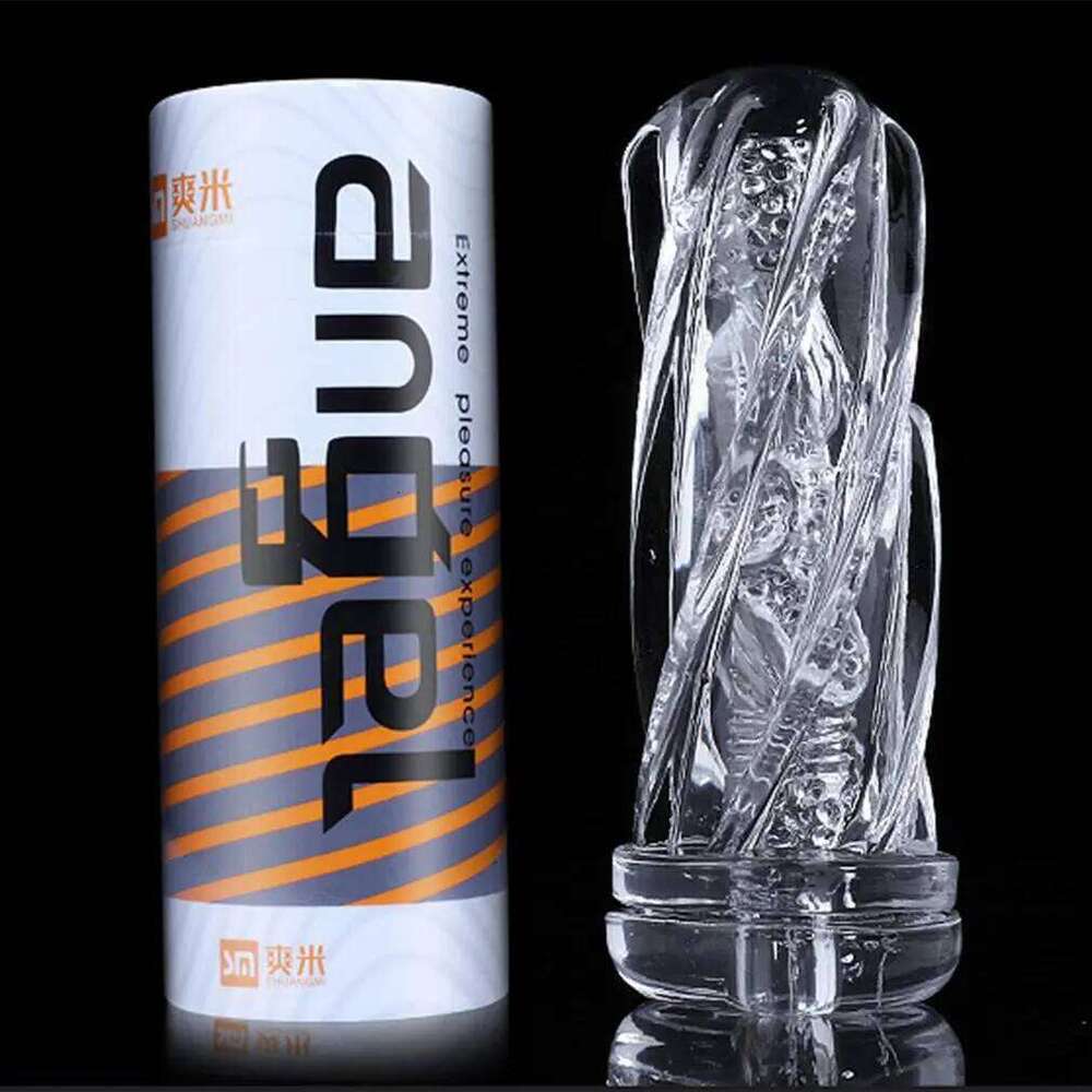 Reusable Sex Soft Pussy Transparent Vagina Masturbation Cup Pocket Male Masturbator Penis Endurance Exercise Toys for Men W260305