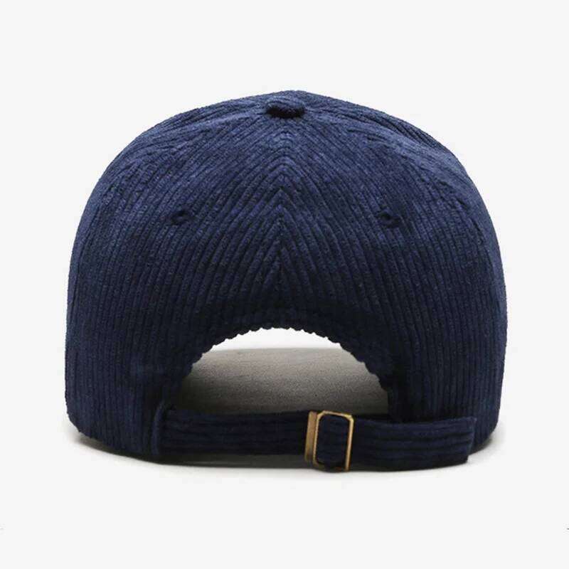 Corduroy Strapback Cap, SnapBack Baseball Solid Colour Summer Hat, Beach Unisex Hats For Men Women, Dad Hats, Vin Y260304