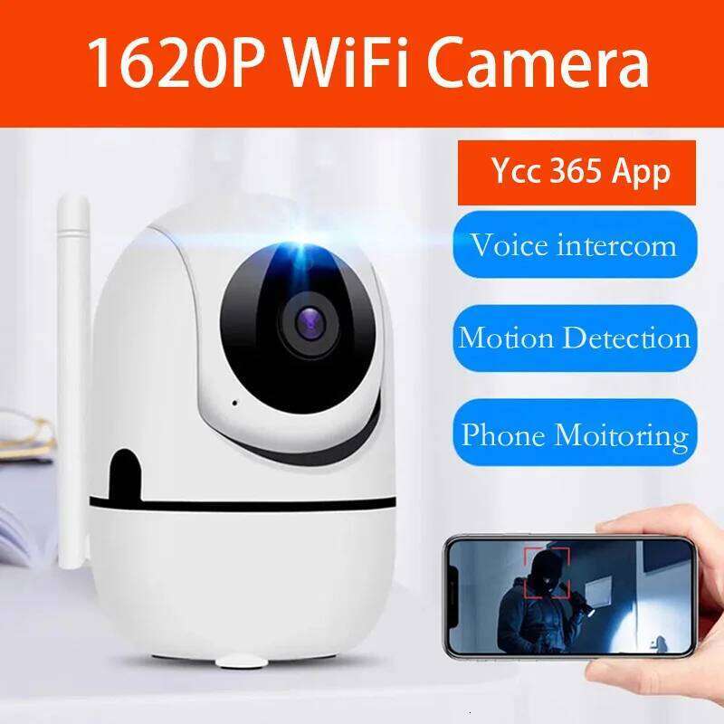 IP Wifi Camera 1620P Security YCC365 Plus Cloud Wireless Monitor Smart Track Night Vision CCTV Video Surveillance 26W0306