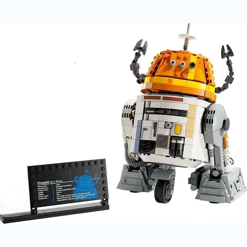 1039PCS Space War Small Iron C1-10P Astronaut Technician Robot Building Blocks Bricks Toy Christmas Birthday Gifts Z260305