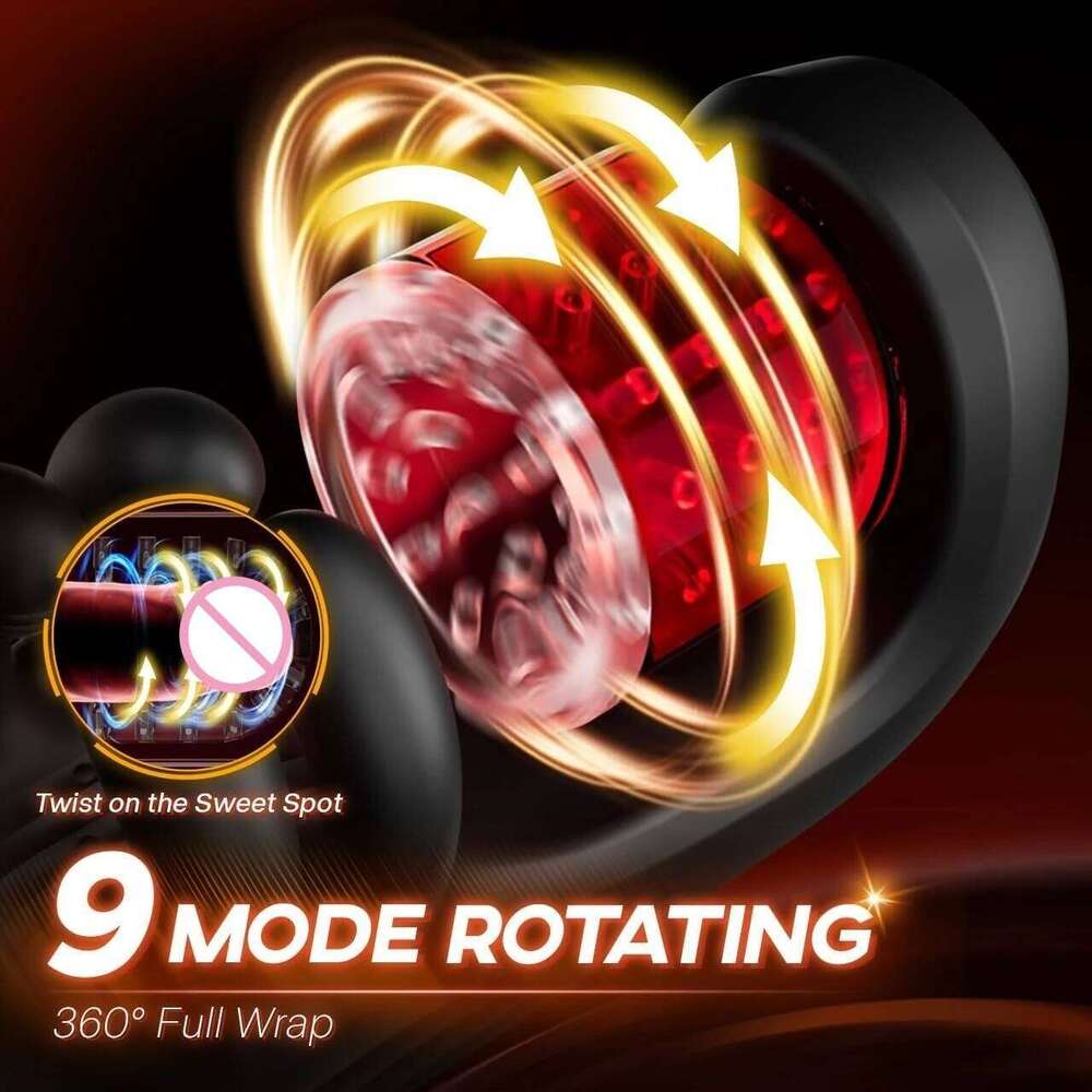 KUSHOR Blowjob Male Masturbator Tongue Rotating Glans Stimulater Penis Trainer Oral Masturbators Vibrator Sex Toys for Men W260305