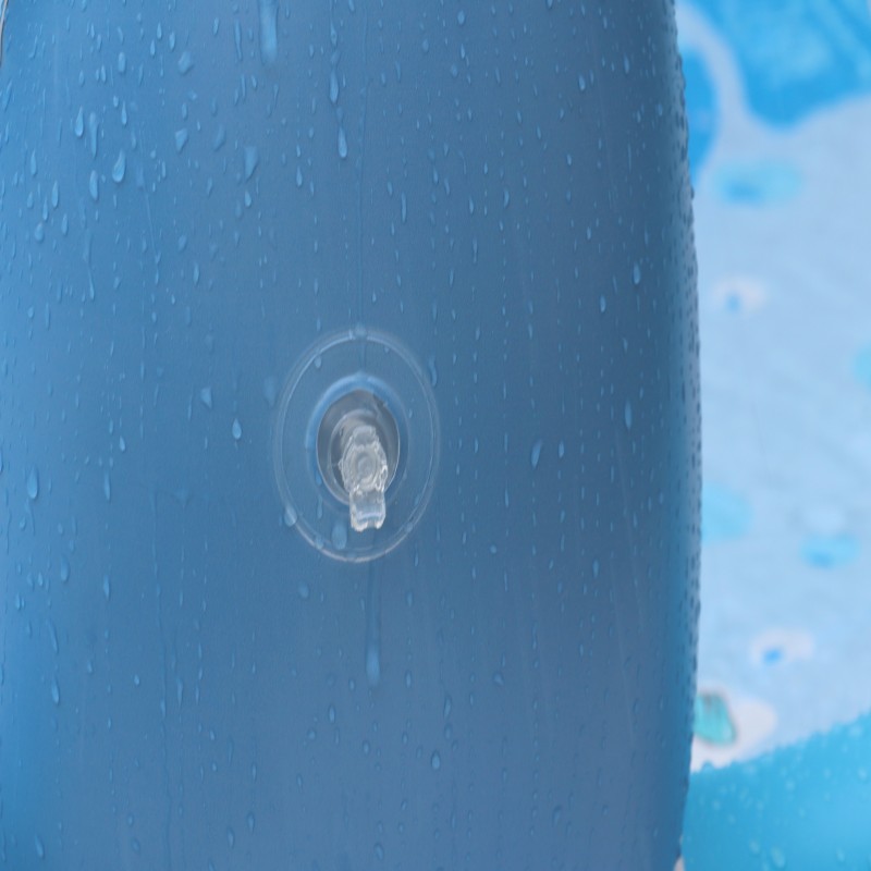 Giant Blue Shark Sprinkler Splash Pad for Kids 68" - Inflatable Outdoor Water Toys for Toddlers Ages 3-8, Summer Backyard Pool Party Play Mat