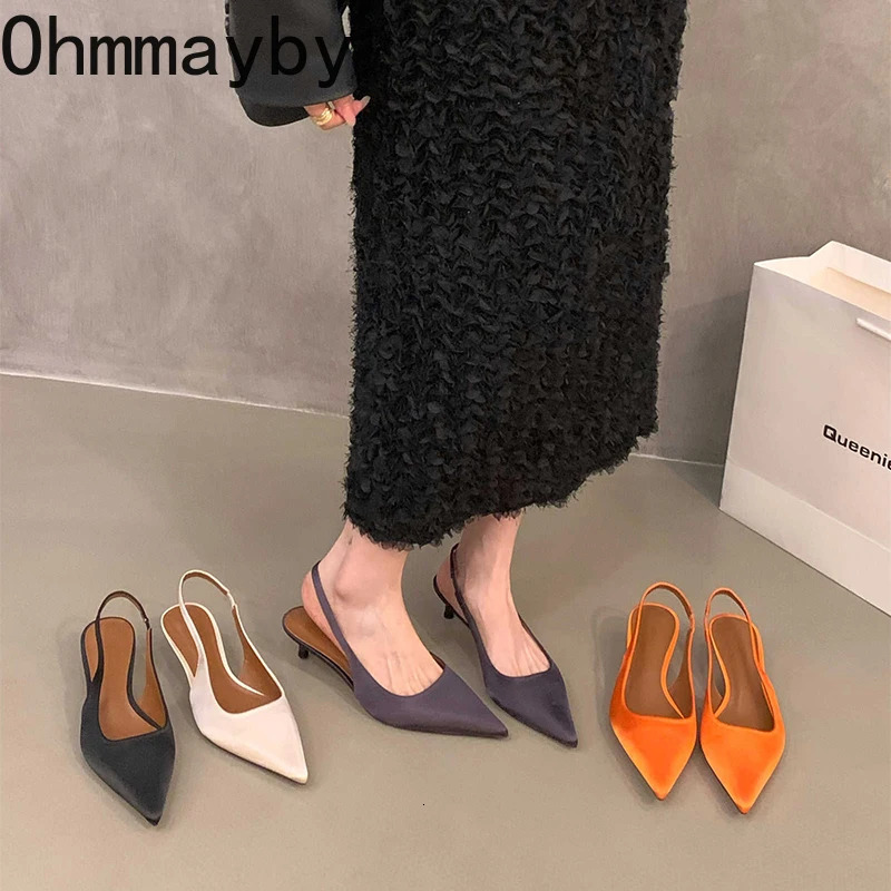 2026 Summer Thin Heel Women Sandals Fashion Pointed Toe Singbacks Shoes Ladies Elegant Stripper Party Sandalias 260303