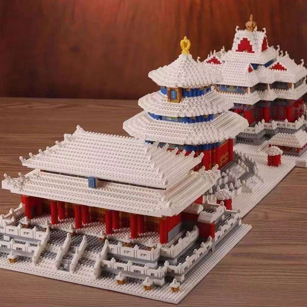 MOC Forbidden Snow Landscape Garden Architecture Building Blocks Set Winter Palace Tower DIY Toys For Children Special Day Gifts Z260306