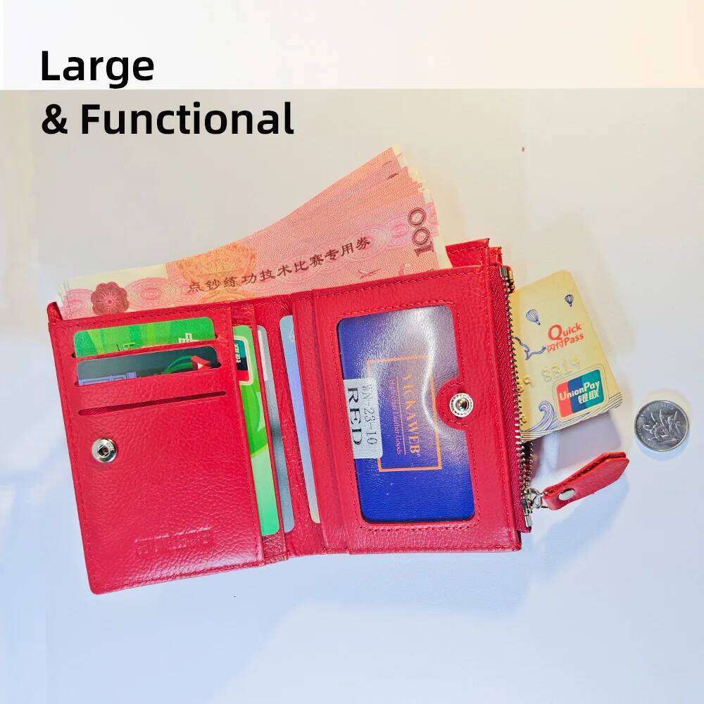 Free Gift Leather Wallet Women Small Solid Cute Ladies Mini Fast Snap Hasp Zipper New Short Coin Purse Fashion Little Money Bag C260304